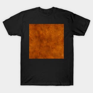 Brown leather, natural and ecological leather print #30 T-Shirt